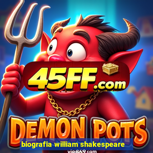 biografia william shakespeare